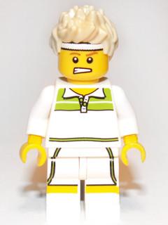 LEGO Minifigure-Tennis Ace-Collectible Minifigures / Series 7-COL07-9-Creative Brick Builders